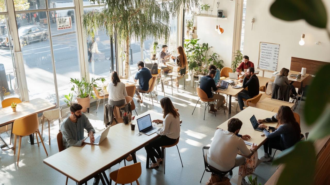 ¿Qué es un café coworking? Tendencias de diseño que crean ambientes perfectos para el networking profesional